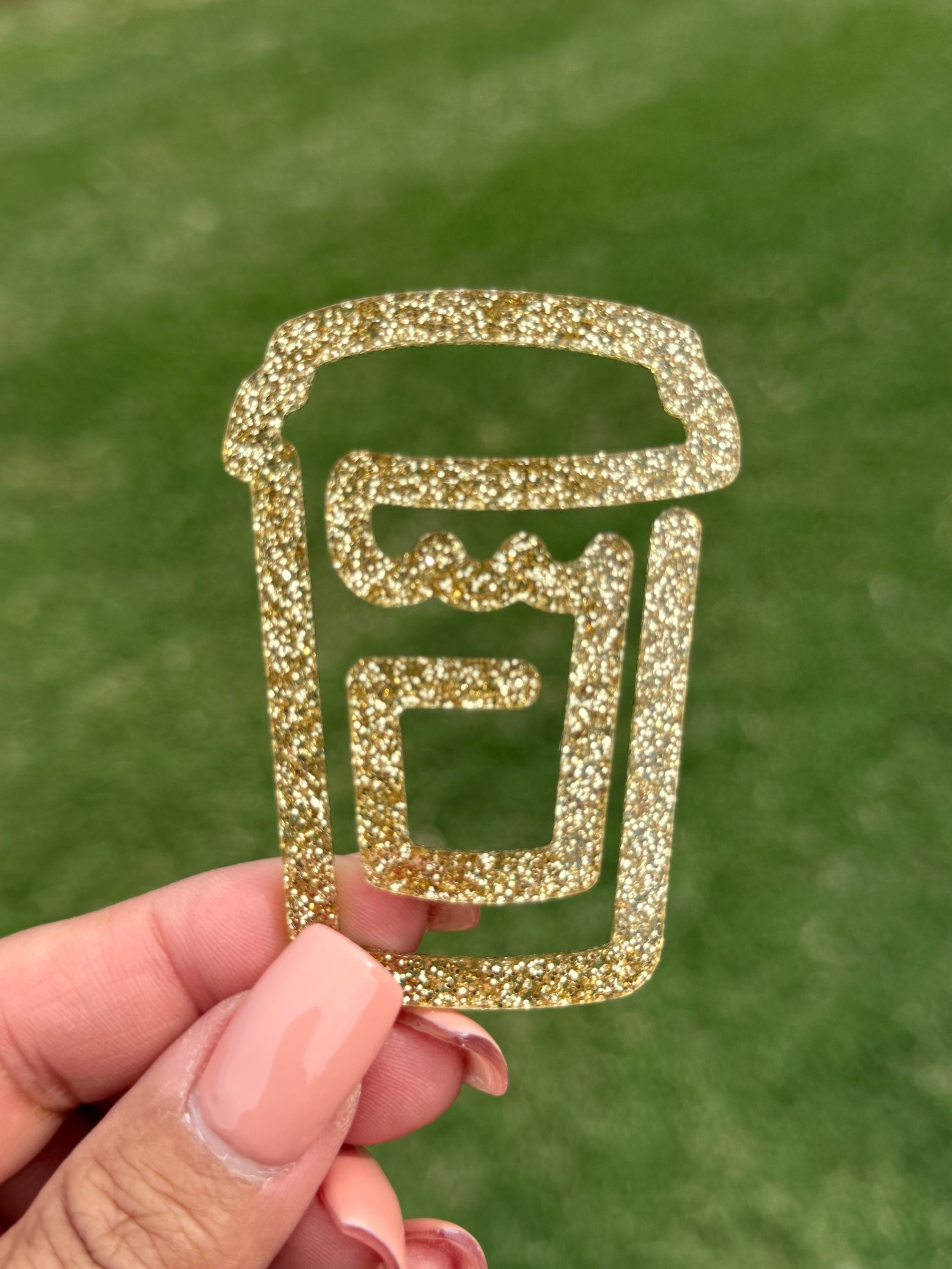 Jumbo Acrylic Paperclip Bookmarks