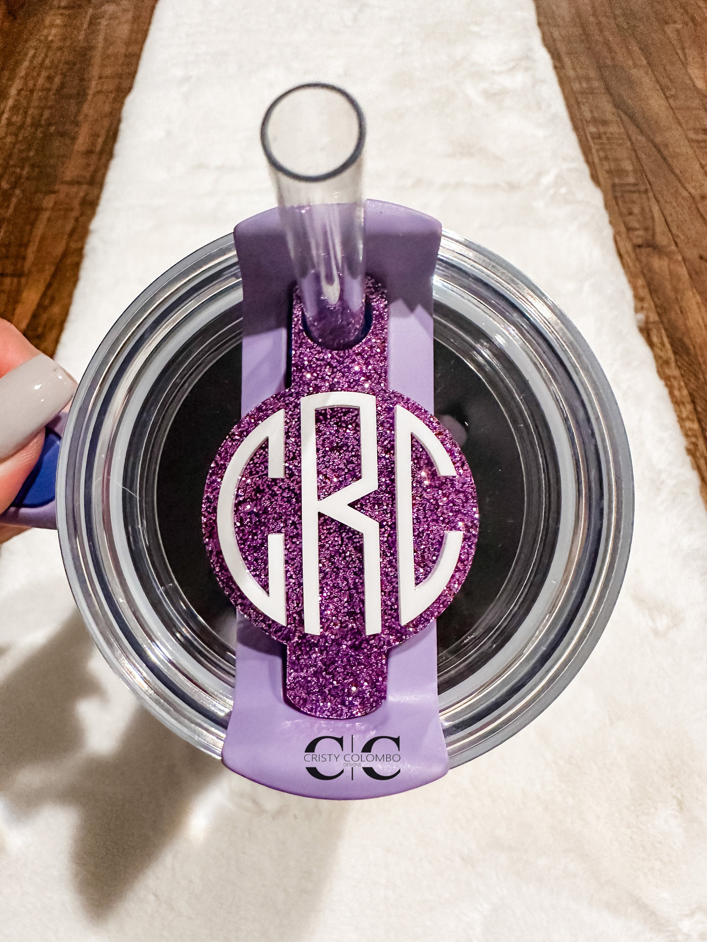 Monogram Stanley Tumbler Name Plate
