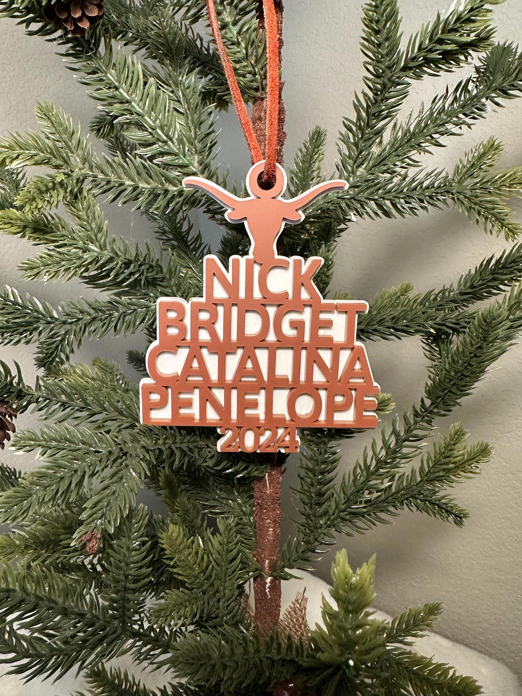 Longhorn Family Ornament