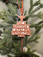Longhorn Family Ornament