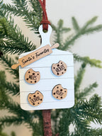 Custom family cookie ornament