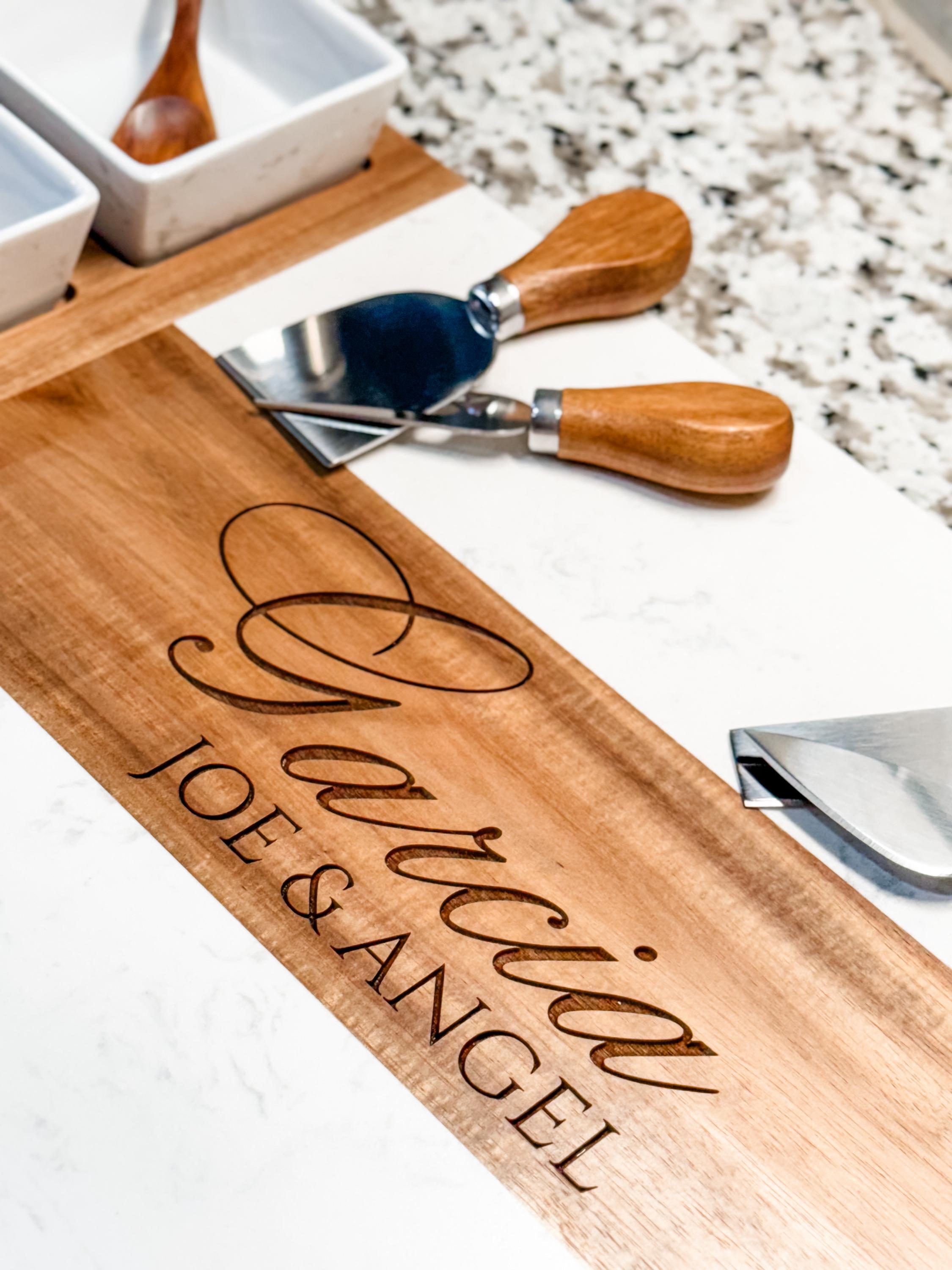 Personalized Wood Serving Board