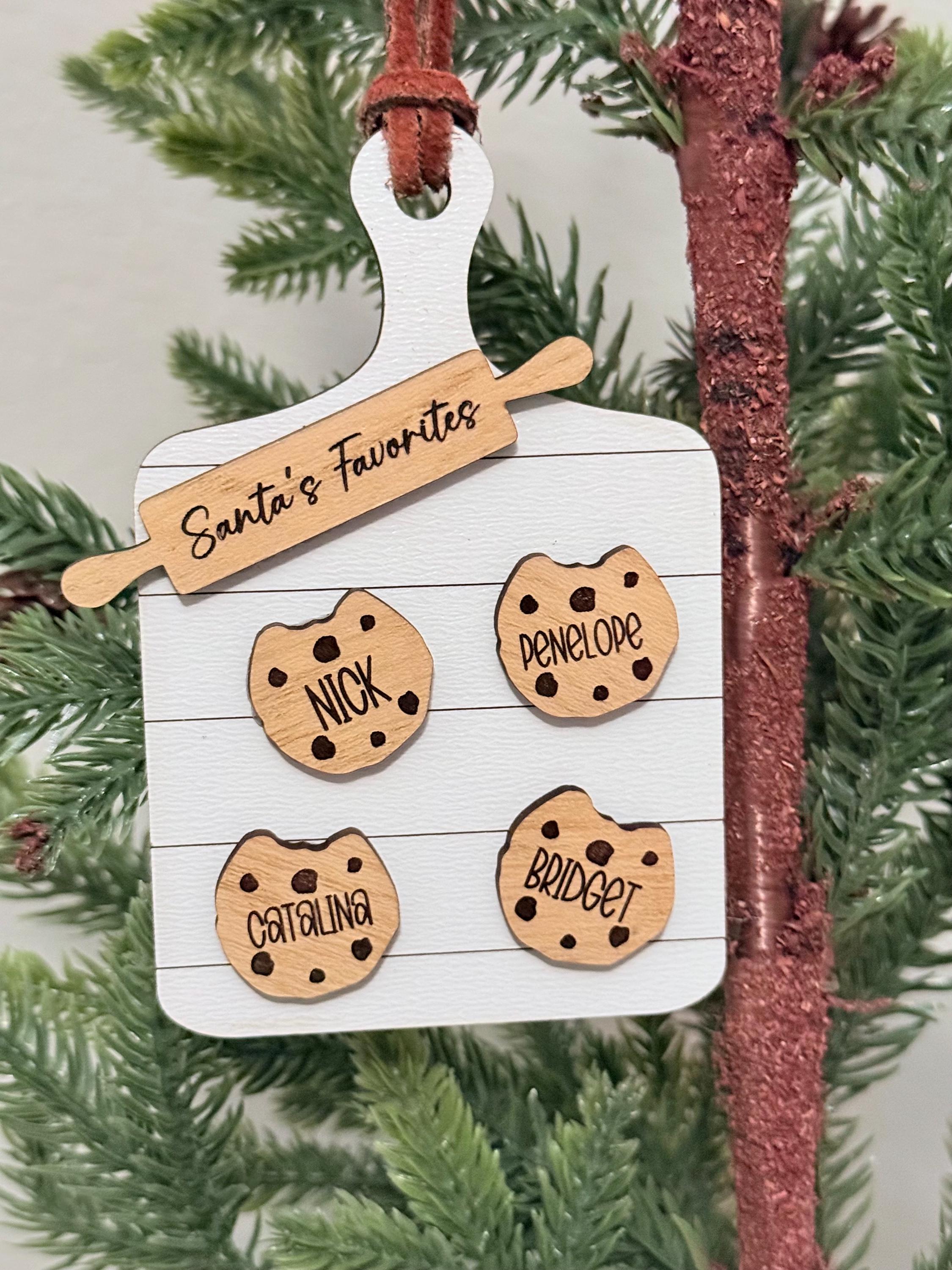 Custom family cookie ornament