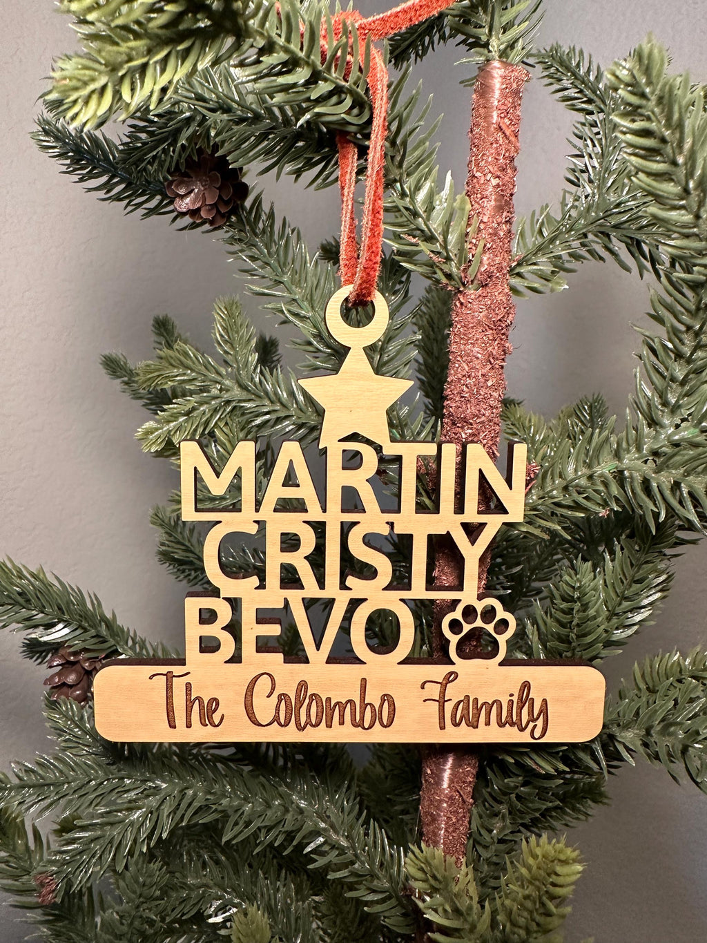 Family Name Ornament
