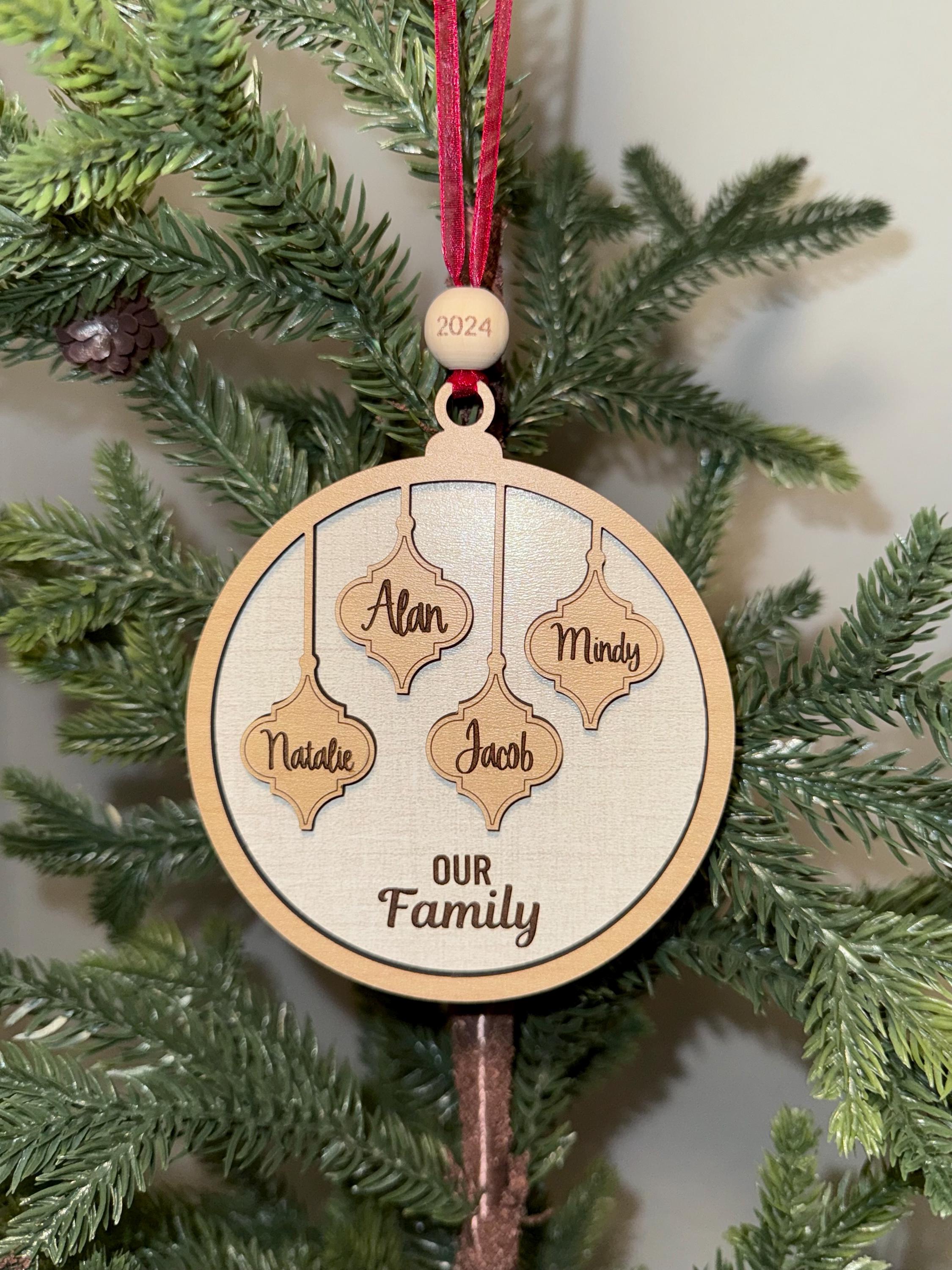 Personalized Family Ornament